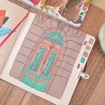 Meu projeto do curso: Técnicas de guache para ilustração. Traditional illustration, Sketching, Creativit, Drawing, Watercolor Painting, Sketchbook, and Gouache Painting project by Sarah Guerreiro - 06.24.2023