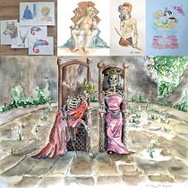 Watercolor Techniques Ein Projekt aus dem Bereich Traditionelle Illustration, Bildende Künste, Aquarellmalerei und Naturalistische Illustration von Klára Sýkorová - 08.05.2021