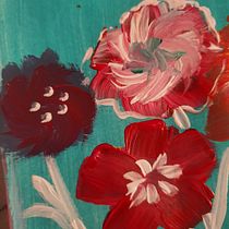 My project for course: Expressive Floral Painting with Acrylic Paint. Fine Arts, Painting, Acr, lic Painting, and Botanical Illustration project by Mun Ch - 06.24.2023