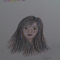 My project for course: Vibrant Portrait Drawing with Colored Pencils. Drawing, Portrait Drawing, Sketchbook, and Colored Pencil Drawing project by Janca Faerie - 06.25.2023