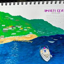 My project for course: Pictorial Sketchbook with Gouache. Ilustração tradicional, Esboçado, Desenho, Ilustração arquitetônica, Sketchbook, e Pintura guache projeto de Sophy - 25.06.2023