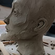 Mon projet du cours : Initiation à la sculpture figurative en argile. Fine Arts, and Sculpture project by Marie pascale Martins - 06.26.2023