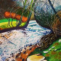 My project for course: Painting Realistic Watercolor Landscapes. Projekt z dziedziny  Sztuki piękne,  Malarstwo, Sketching, Malowanie akwarelą, Ilustracja naturalist i czna użytkownika Anna-Maria Säntti - 26.06.2023