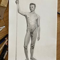 Il mio progetto del corso: Disegno realistico della figura umana. Traditional illustration, Fine Arts, Sketching, Pencil Drawing, Drawing, Realistic Drawing, and Figure Drawing project by ire8725 - 06.26.2023