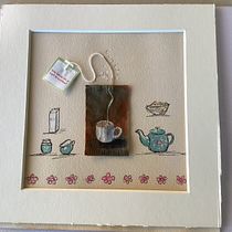 My project for course: The Art of Tea Bag Painting Ein Projekt aus dem Bereich Bildende Künste, Malerei, Aquarellmalerei und Gouachemalerei von yvonnevh - 26.06.2023