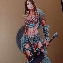 Mi proyecto del curso: Ilustración de personajes en acrílico. Traditional illustration, Character Design, Painting, Comic, Acr, and lic Painting project by Gonzalo Lotito Manterola - 06.27.2023