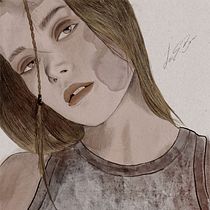 Mi proyecto del curso: Retrato ilustrado con Procreate. Projekt z dziedziny Trad, c, jna ilustracja, Grafika wektorowa, Ilustracja c, frowa i Portret użytkownika Luis Santana - 27.06.2023