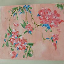 My project for course: Expressive Floral Painting with Acrylic Paint. Fine Arts, Painting, Acr, lic Painting, and Botanical Illustration project by Laura Barbolini - 06.27.2023
