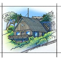 Quick Architectural Illustration. Traditional illustration, Architecture, Drawing, Digital Architecture, Architectural Illustration, and Spatial Design project by black_cube42 - 06.19.2023