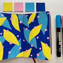 My project for course: Botanical Patterns in a Sketchbook: Conquer the Blank Page. Ilustração tradicional, Pattern Design, Ilustração botânica, e Sketchbook projeto de Lisa Rene - 28.06.2023