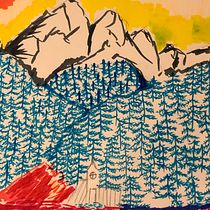 Meu projeto do curso: Paisagens em sketchbook: uma abordagem da cor. Un progetto di Bozzetti, Creatività, Disegno a matita, Disegno e Sketchbook di Anne Fraga - 27.06.2023