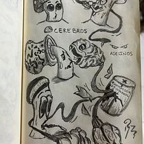 Mi Proyecto del curso: Diario de dibujo: crea personajes fantásticos Ein Projekt aus dem Bereich Design von Figuren, Skizzenentwurf, Bleistiftzeichnung, Zeichnung und Sketchbook von Javier Narváez Esquivel (Reivaj Zeavran) - 17.06.2023