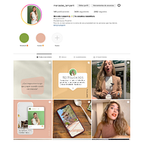 Mi feed de ig : creando mi marca personal Lamperti . Design gráfico, Marketing, Redes sociais, Instagram, e Design digital projeto de MERCEDES LAMPERTI - 28.06.2023