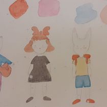 My project for course: Watercolor Illustration with Japanese Influence. Traditional illustration, Drawing, and Watercolor Painting project by clairebritton76 - 06.28.2023