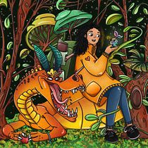 Mi proyecto del curso: Ilustración digital: crea desde tu imaginación. Un projet de Illustration traditionnelle et Illustration numérique de Neon 360 Studio - 28.06.2023
