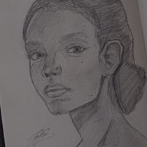 Mi proyecto del curso: Sketchbook de retrato: explora el rostro humano. Sketching, Drawing, Portrait Drawing, Artistic Drawing, and Sketchbook project by Carla Fiorini Fiorini - 05.14.2023