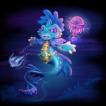 My project for course: Fantasy Character Design in Procreate. Projekt z dziedziny Trad, c, jna ilustracja, Projektowanie postaci, Ilustracja c, frowa, R, sunek c, frow, Malarstwo c i frowe użytkownika Wesly Gibs - 28.06.2023