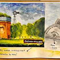 Mi proyecto del curso: Cuaderno de viaje en acuarela. Traditional illustration, Watercolor Painting, Architectural Illustration, and Sketchbook project by Maria Lujan Gardella - 06.29.2023