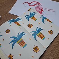 Mi proyecto del curso: Patrones botánicos en sketchbook: conquista la página en blanco. Ilustração tradicional, Pattern Design, Ilustração botânica, e Sketchbook projeto de Isabel Cristina Gutierrez Jimenez - 22.06.2023