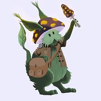 My project for course: Fantasy Character Design in Procreate. Projekt z dziedziny Trad, c, jna ilustracja, Projektowanie postaci, Ilustracja c, frowa, R, sunek c, frow, Malarstwo c i frowe użytkownika Thijs Kok - 29.06.2023