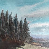 Il mio progetto del corso: Paesaggi a olio con tecniche en plein air. Un progetto di Belle arti, Pittura e Pittura ad olio di Matteo D'angelo - 29.06.2023