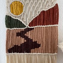 Mein Abschlussprojekt für den Kurs: Makramee für Anfänger: Von der Natur inspirierte Knoten. Un progetto di Macramè e Textile Design di christin_klemp - 29.06.2023