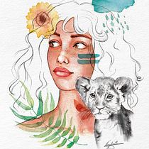Mi proyecto del curso: Retrato ilustrado en acuarela. Un progetto di Illustrazione tradizionale, Belle arti, Pittura, Disegno, Pittura ad acquerello, Disegno di ritratti e Disegno artistico di Ángela - 30.06.2023