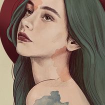 Mi proyecto del curso: Retrato ilustrado con Procreate. Projekt z dziedziny Trad, c, jna ilustracja, Grafika wektorowa, Ilustracja c, frowa i Portret użytkownika oscarcarrerasoria040 - 30.06.2023