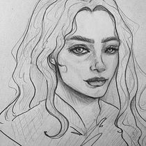 Mein Abschlussprojekt für den Kurs: Skizzenbuch für Porträts: Erkunde das menschliche Gesicht. Sketching, Drawing, Portrait Drawing, Artistic Drawing, and Sketchbook project by Elina Reinsch - 07.01.2023