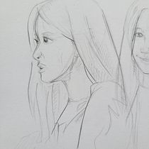 My project for course: Portrait Sketchbooking: Explore the Human Face. Sketching, Drawing, Portrait Drawing, Artistic Drawing, and Sketchbook project by Brian Daza - 07.01.2023