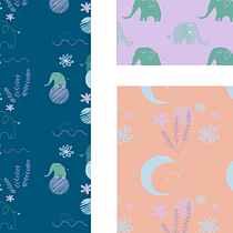 Diseño de patrón. Traditional illustration, Design Management, Marketing, Pattern Design, and Portfolio Development project by Tatiana Puentes - 07.05.2023