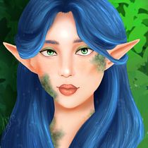 My project for course: Digital Fantasy Portraits with Photoshop. Traditional illustration, Drawing, Digital Illustration, Portrait Drawing, Digital Drawing, and Digital Painting project by Alexis Burbach - 07.01.2023