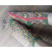 Mi proyecto del curso: Diseño y tejido de calcetines en crochet. Un projet de St, lisme, Art textile, DIY, Crochet , et Design textile de Alessandra Sichi - 03.07.2023