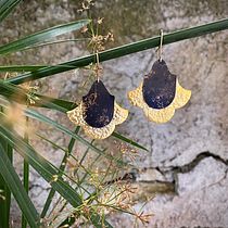 Brass arabesque earrings . Accessor, Design, Arts, Crafts, Jewelr, Design, Fashion Design, DIY, and Decorative Painting project by Ilaria Feduzzi - 08.05.2023