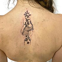 Mi proyecto del curso: Tatuaje para principiantes. Tattoo Design project by Carmen Guerrero Moreno - 07.03.2023