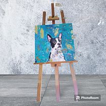 Mi proyecto del curso: Retrato realista de mascotas con pintura al óleo Ein Projekt aus dem Bereich Bildende Künste, Malerei, Ölmalerei und Naturalistische Illustration von Juliana Hernández Velásquez - 04.07.2023