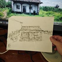 Mi proyecto del curso: Dibujo arquitectónico expresivo con marcadores de colores. Een project van  Schetsen,  Tekening, Sketchbook y  Illustratie met inkt van Carlos Hernandez - 04.07.2023