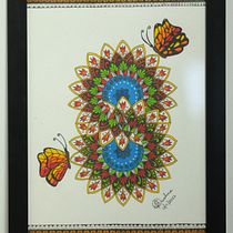 My project for course: The Art of Mandala Drawing: Create Geometric Patterns. Drawing & Ink Illustration project by Sushme Pratiksha Sundar Shankari - 07.04.2023