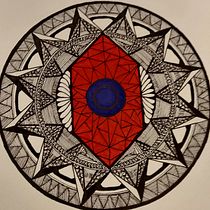 My project for course: The Art of Mandala Drawing: Create Geometric Patterns. Drawing & Ink Illustration project by Kameshwari - 07.04.2023