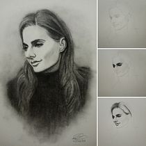 My project for course: Fundamentals of Portrait Drawing with Pencil. Projekt z dziedziny  Sztuki piękne, R, sunek ołówkiem,  R, sunek, R, sunek realist, czn,  R, sunek art, st i czn użytkownika Johanne Climaco - 04.07.2023