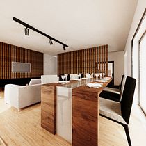Meu projeto do curso: Design de interiores do início ao fim. Projekt z dziedziny Architektura wnętrz, Projektowanie wnętrz, Dekoracja wnętrz i Projektowanie przestrzeni użytkownika Daniel Domingos - 04.07.2023