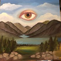 My project for course: Oil Painting: Create Surreal Landscapes. Fine Arts, Painting, and Oil Painting project by Tara Backlund - 07.05.2023