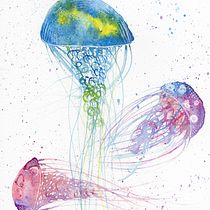 Mi proyecto del curso: Técnicas modernas de acuarela. Un progetto di Illustrazione tradizionale, Belle arti, Pittura e Pittura ad acquerello di Estefania Delmas - 04.07.2023
