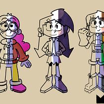 Mi proyecto del curso: Diseño de personajes con anatomía estilizada. Traditional illustration, Character Design, Drawing, and Figure Drawing project by marymad - 07.06.2023