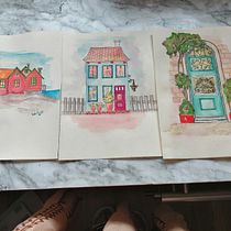 My project for course: Expressive Architectural Sketching with Colored Markers. Sketching, Drawing, Architectural Illustration, Sketchbook & Ink Illustration project by Paola Frugar Cordano - 09.22.2024