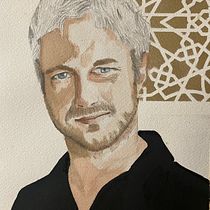 Mon projet du cours : Portrait à l'aquarelle d'après une photo. Un projet de Illustration traditionnelle, Aquarelle , et Dessin de portrait de Valérie Graechen - 07.07.2023