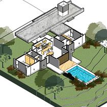 My project for course: Digital Illustration of Architectural Projects. Un proyecto de Arquitectura, Paisajismo, Ilustración digital, Arquitectura digital e Ilustración arquitectónica de bosetirtharaj - 03.07.2023