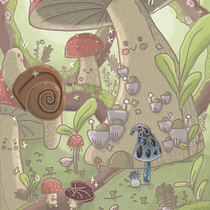 Mi proyecto del curso: Diseño de mundos kawaii: crea ilustraciones alegres. Character Design, Digital Illustration, and Manga project by Lucia Vaamonde Gabrielloni - 07.07.2023