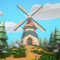 My project for course: Low Poly Set Modeling for Video Games. 3D, and 3D Modeling project by Christina Gworek - 07.04.2023