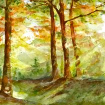 Mi proyecto del curso: Paisajes de ensueño con acuarela: plasma la luz. Un projet de Peinture , et Aquarelle de Jessica Woolrich - 19.03.2023